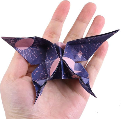 Origami Paper Kit 50 Sheets 70GSM 6 Inch Square Double Sided Color 50 Vivid Japanese Washi Chiyo Colors for Hand Crafts Origami Paper Arts Creativity.Constellation