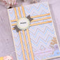 Metal Cutting Dies DIY Merry Christams Embossing Stencil Template Scrapbooking Card Making Mold Photo Album Arts Crafts Tools (Card Decor-14x10.1cm)