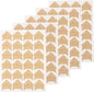 GOONAVI 15 Sheets 360 Pcs Cowhide Acid-Free Photo Corners Mounting Self Adhesive for DIY Photo Album Journal