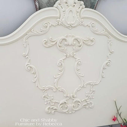 Dixie Belle Paint Company Chalk Finish Furniture Paint - Drop Cloth (4oz) - Matte Linen White Chic Chalk Mineral DIY Furniture Paint