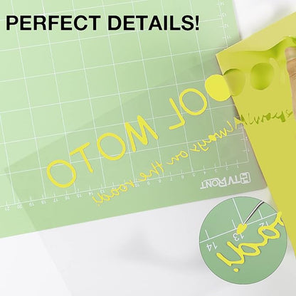 HTVRONT HTV Vinyl Rolls Heat Transfer Vinyl - 12" x 8ft Yellow HTV Vinyl for Shirts, Iron on Vinyl for All Cutting Machine - Easy to Cut & Weed for Heat Transfer Design (Yellow)