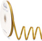 Ribbli Gold Satin Ribbon Double Faced Satin 1/4 Inch x Continuous 100 Yards-Gold Ribbon for Gift Wrapping Crafts Wedding Decoration Bows Bouquet Floral Arrangement