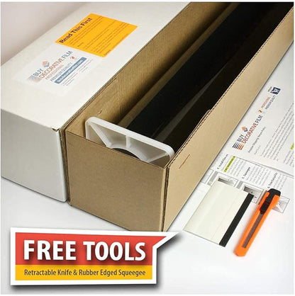 BDF EXNA20 Exterior Window Film Daytime Privacy and Heat Control Natural Black 20 (Dark) - 60in X 50ft