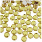 The Crafts Outlet 144pc Rhinestones Round 10mm - Flatback Champagne