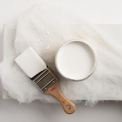 Dixie Belle Paint Company Chalk Finish Furniture Paint - Cotton (8oz) - Matte Pure White Chic Chalk Mineral DIY Furniture Paint