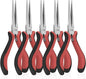 Long Needle Nose Pliers 5.5"-5 Pack Long Nose Mini Precision Pliers for Jewelry Making with Spring Loaded for DIY, Craft, Repairing