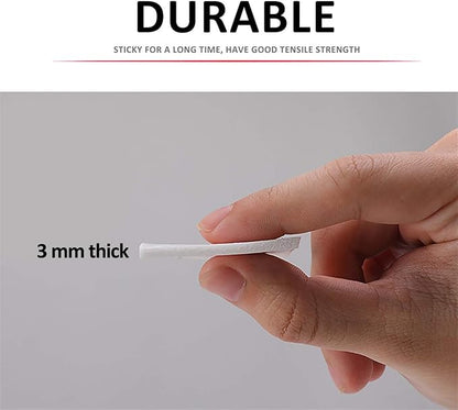 ToLanbbt Double Sided Foam Tape 2.36In x 33FT, Mounting Tape Heavy Duty, Strong Adhesive Weatherproof Seal Strips for DIY Craft Picture Poster, Car & Gap Filling Mountings, Home Office Decor (White)