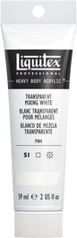 Liquitex Professional Heavy Body Acrylic Paint, 2-oz (59ml) Tube, Transparent Mixing White