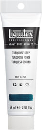 Liquitex Professional Heavy Body Acrylic Paint, 2-oz (59ml) Tube, Turquoise Deep