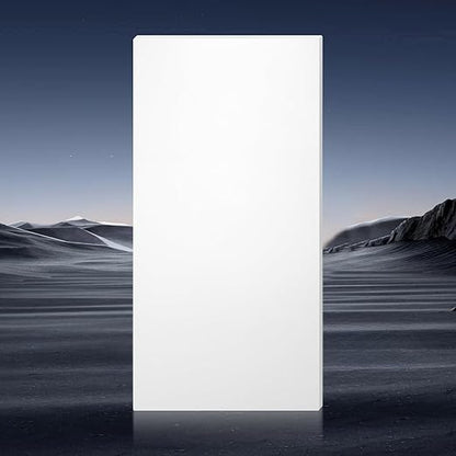 VEVOR HDPE Plastic Sheet Board, 1 Pack High Density Polyethylene Sheet Plastic Panel, 24 x 48 Inch 1/2 Inch Thick Customizable Plastic Panels, for DIY Crafts, Heavy Duty Industrial Equipment, White