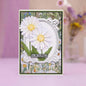 Cutting Dies Metal Stencils Scrapbooking Tools DIY Embossing Template for Paper Card Making Album Arts Crafts Supplies (Little Daisy-10x14.3cm)