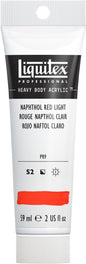 Liquitex Professional Heavy Body Acrylic Paint, 2-oz (59ml) Tube, Naphthol Red Light