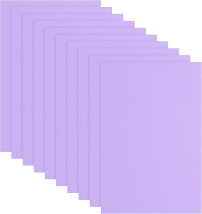 uxcell 10 Pcs Purple EVA A4 Foam Sheets Crafts, 12 x 8 Inch Foam Paper for DIY Crafts Project Classroom Scrapbook Art Cards Home Office Decoration (2mm Thick)