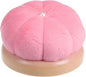 HARFINGTON Wooden Base Needle Pincushions Japanese Style Pin Cushions Round Pin Cushion Needle Holder for Sewing Quilting Needlework DIY Crafts, Pink