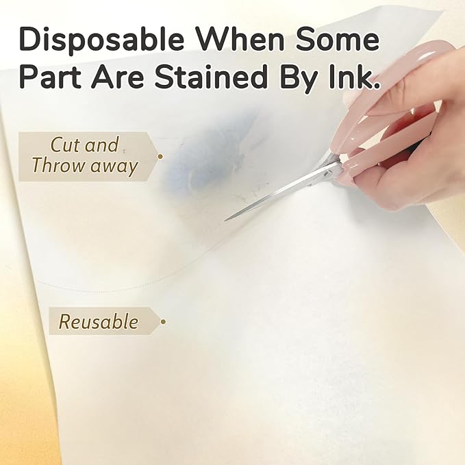 TransOurDream 3 PTFE Teflon Sheets 16×20"& 5 Teflon Papers A3 for Heat Press Transfer Sublimation Paper and Heat Transfer Paper Reusable Heat Resistant Non stick