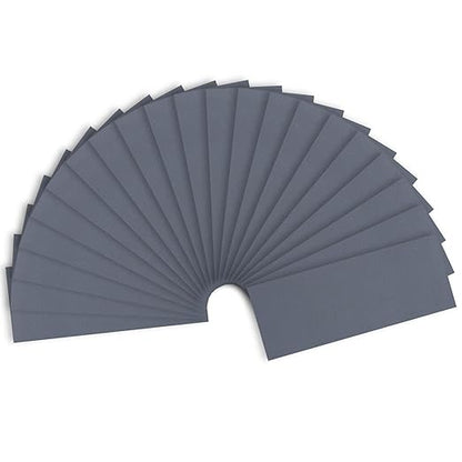 Sandpaper 3000 Grit, Wet Dry Sanding Sheets 9x3.6 inch for Wood Furniture Finishing, Metal Sanding and Automotive Polishing,21 -Sheet