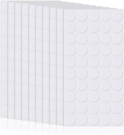 Zonon 500 Pcs Double Sided Adhesive Dots Clear Glue Point Tape Stickers Balloon Glue Round Mini No Traces Adhesive Sticker Dot Sticker for Classroom Decor Craft DIY Office (0.79 Inch/ 20 mm)
