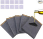20 * 5 PCS Oil Absorbent Pads with Hanging Hooks - 10"x13" Reusable Liquid Spill Mats for Garage & Workshop - Super Absorbent Leak Control Pads (Grey, Boxed)