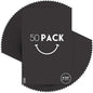 Golden State Art, 11x17 Uncut Photo Mat Matboard - Black Uncut Mats for DIY Projects, Presentation Boards, Art Crafts, Prints (50 Pack)