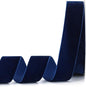 Navy Blue Velvet Ribbon,1-1/2"W x 20Yd Single Face,Great for Gift Wrapping,Hair Bows,Handmade Craft and Christmas,Wedding Decoration (1-1/2" Navy Blue)