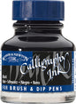 Winsor & Newton Calligraphy Ink, 30ml (1-oz) Bottle, Black