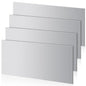 4 Pcs 20 Gauge Sheet Metal Plates, 12" x 6" Cold Rolled Steel Plates, Weldable Steel Sheet Metal for Professional, Industrial, DIY Use