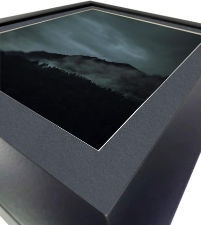 Craig Frames B573 Pre-cut Mat Board for 11x14 Print, 14x18, Graphite Black