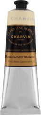 Charvin Extra Fine Professional Artist Acrylic Paint Colors, Nature Themed Hues, 150ml Unbleached Titanium