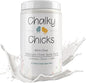 Chalky Chicks All-in-One Chalk Paint for Furniture or Cabinet - 32 Fl Oz - Matte Finish Aged Burlap White for Metal, Wood Furniture Paint - No Sanding All-in-One for Home Decor & Crafts, USA Made
