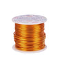BENECREAT 12 17 18 Guage Aluminum Wire (12 Gauge,100FT) Anodized Jewelry Craft Making Beading Floral Colored Aluminum Craft Wire - Gold