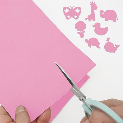 MEARCOOH Self Adhesive Foam Sheets, Pink 9x12 Inch 2mm Sticky Eva Foam Paper for Crafts Cardmaking Photo Frames Classroom Scrapbooking Christmas Crafts (Pink 10 Sheets)