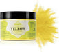 Mica Powder - 100g Mica Powder for Epoxy Resin - Metallic Color Pigment for Resin, Soap, Bath Bombs, Eye Shadow, Nails, DIY Crafting Projects etc. (Yellow)