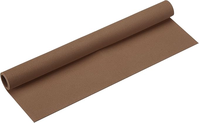 MECCANIXITY Foam Sheets Crafts 35x19 Inch 2mm EVA Craft Foam Paper Foam Sheets for Crafts Projects DIY Cosplay Modeling, Brown
