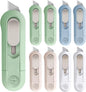 DIYSELF 8 Pack Box Cutter, Box Cutter Retractable Letter Opener, Cute Utility Knife Exacto Knife for School, Razor Knife for Crafts, Paper, Packages, Small Box Cutters Bulk for Women Girls