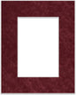 8x10 Mat Bevel Cut for 5x8 Photos - Acid Free Dark Red Suede Precut Matboard - For Pictures, Photos, Framing - 4-ply Thickness