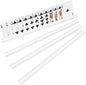 Playing Card Holder Stand Width 400mm (15.75 in.) White Acrylic Set for Playing Card Games, Trading Card or Other Card, Board Games (4 Pcs, White)