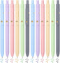 FIOVER Colored Pens, 12 Pack Colorful Gel Pens, Quick-Dry 0.7mm Medium Point for Journaling, Note Taking, Doodling, Aesthetic Office School Supplies, Gifts for Women Men(12PCS Multiple Colors)
