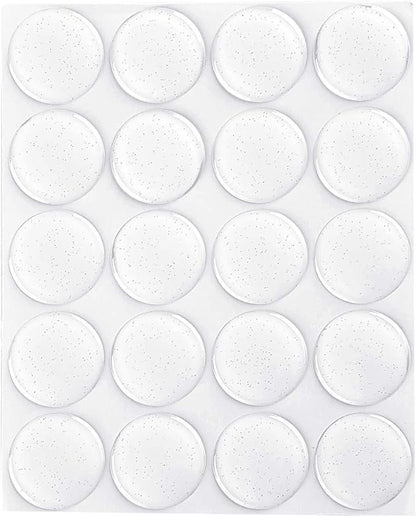 1 Inch Epoxy Stickers Craft Bottle Caps Stickers for Hair Bows Pendants Scrapbooks 100 PCS 200PCS (Glitter1, Quantity:100)