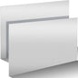 2 Pack 5052 Aluminum Sheet Metal 12" x 24" Aluminum Plate 1/8 (0.125'') Inch Thickness Rectangle Metal Panels for Industry Crafting Handcraft DIY Projects