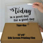Waterproof Inkjet Transparency Film Paper 13"x19" 100 sheets for Silk Screen Printing