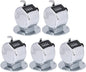 Bnineteenteam 5pcs Hand Tally Counters, 4 Digit Mechanical Palm Counter Handheld Number Click Counter Tally Clicker Counter for Sports Games Golf