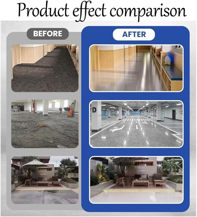 Louis Forest Epoxy Floor Paint, High-Gloss Marble Effect Epoxy Floor Coating (Green-A,1pcs)