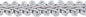 BEL AVENIR Braid Trim 1/2 inch 13.6 Yards French Gimp Basic Sewing Polyester DIY Crafts Costume Home Decorative (Sliver)