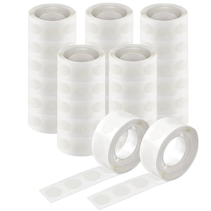 UPINS Glue Points Dots, 3000Pcs Balloon Glue Adhesive Dots Double Sided Removable Glue Tape Dots for Balloons Crafts Decoration, 15 mm
