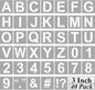 Alphabet Letter and Number Stencils 3 Inch - 40 Pack Letters and Numbers Stencil Templates with Signs for Painting on Wood, Reusable Number and Letter Stencils for Chalkboard Signs & Wood Wall Art