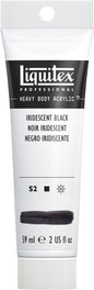 Liquitex Professional Heavy Body Acrylic Paint, 2-oz (59ml) Tube, Iridescent Black