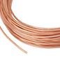 BENECREAT 32.81 Feet Solid Copper Wire, 14 Gauge Round Soft Pure Wire for Jewelry Making, Craft Gem Wrapping