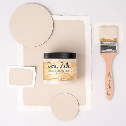 Dixie Belle Paint Company Chalk Finish Furniture Paint – Ecru (32oz) – Matte Chic Chalk Mineral DIY Furniture Paint