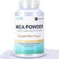 Mica Powder,7.05OZ（200g）,Crystal Blue Pearl Mica Powder Pigment for Epoxy Resin，Lip Gloss，Car Paint，Dye，Soap Making，Nail Polish,Epoxy Resin,Candle Making,Bath Bombs