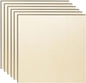 6 Pack 16 x 16 x 1/4 Inch-6mm Thick Basswood Sheets for Crafts Unfinished Plywood Sheets Boards Square Crafts Wood Sheets for DIY Laser Projects, Wood Burning, Engraving, Staining, Architectural Model